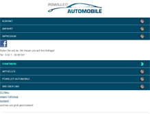 Tablet Screenshot of powilleit-automobile.de